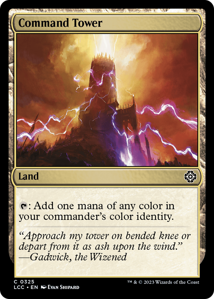 Command Tower [The Lost Caverns of Ixalan Commander] | Jomio and Rueliete's Cards and Comics