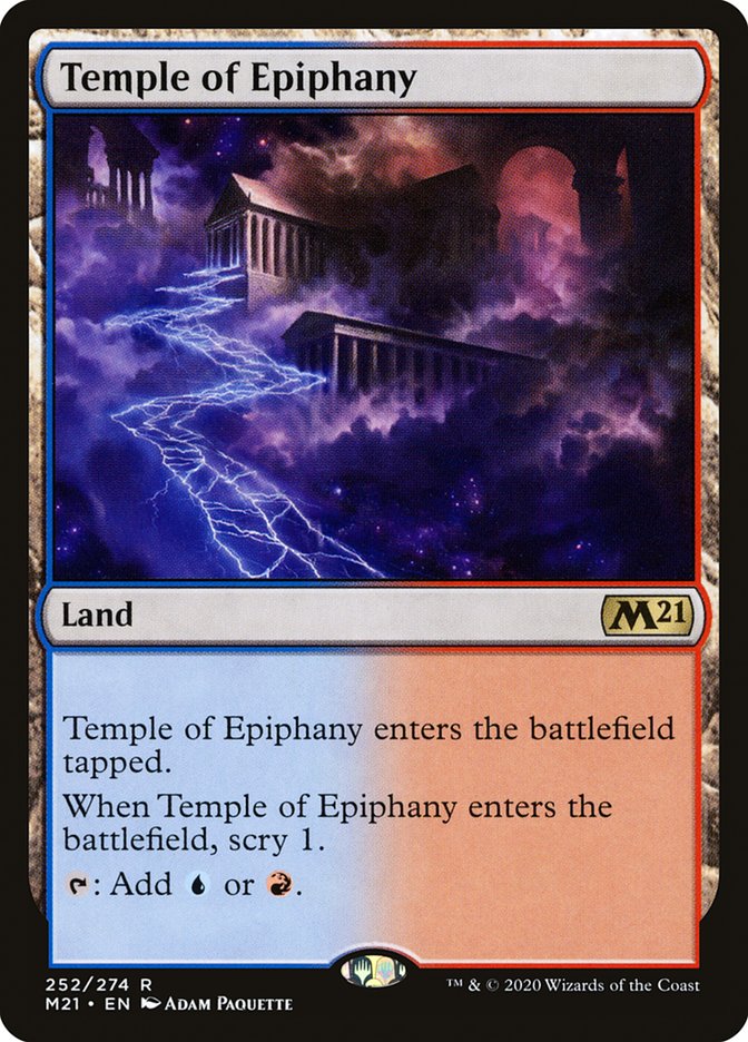 Temple of Epiphany [Core Set 2021] | Jomio and Rueliete's Cards and Comics
