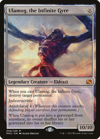 Ulamog, the Infinite Gyre [Modern Masters 2015] | Jomio and Rueliete's Cards and Comics