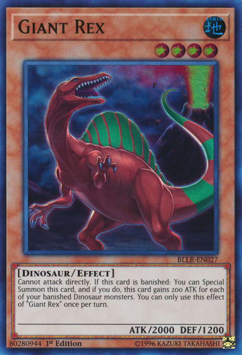 Giant Rex [BLLR-EN027] Ultra Rare | Jomio and Rueliete's Cards and Comics