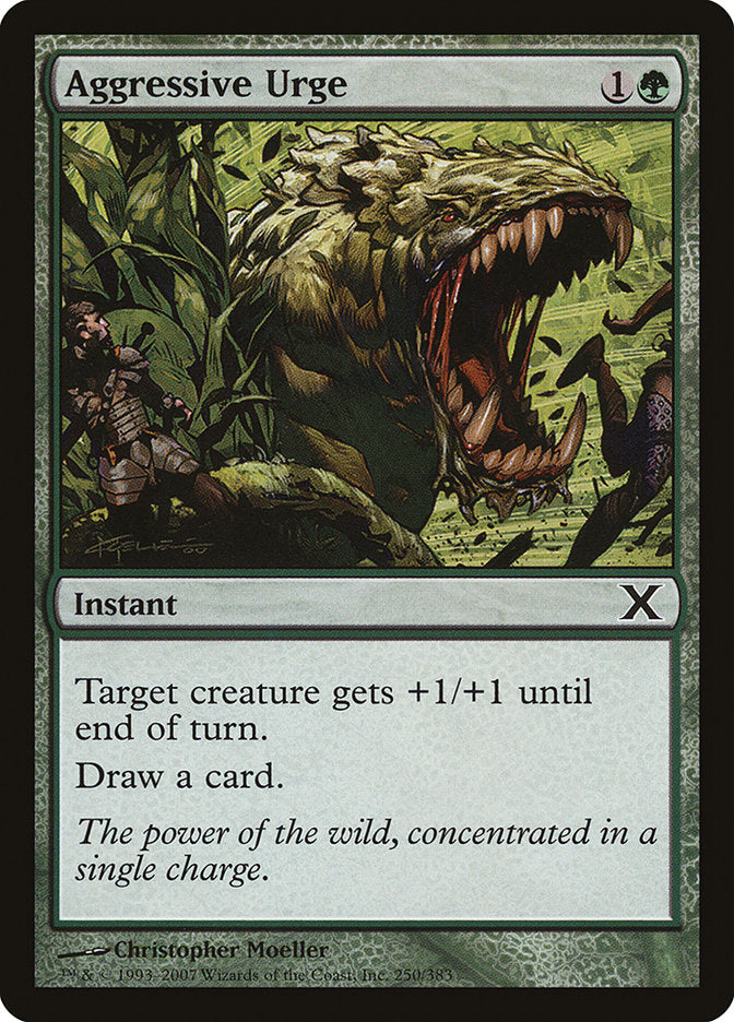 Aggressive Urge [Tenth Edition] | Jomio and Rueliete's Cards and Comics