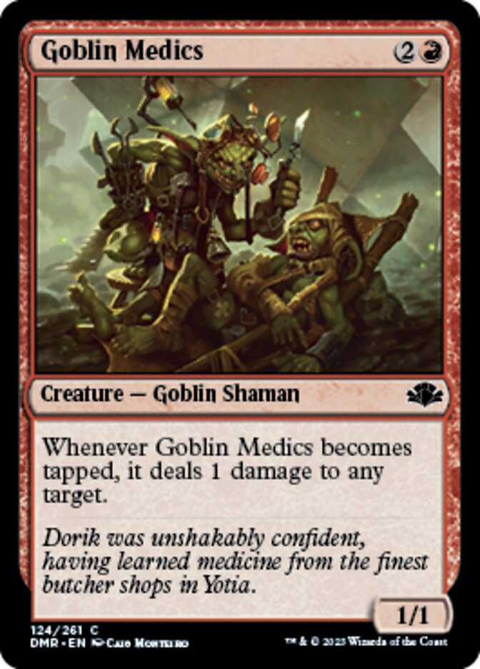 Goblin Medics [Dominaria Remastered] | Jomio and Rueliete's Cards and Comics