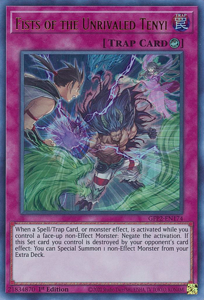 Fists of the Unrivaled Tenyi [GFP2-EN174] Ultra Rare | Jomio and Rueliete's Cards and Comics
