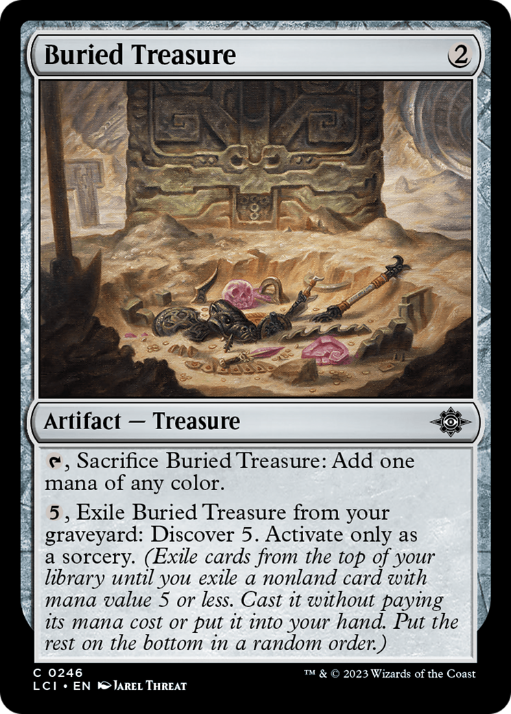 Buried Treasure [The Lost Caverns of Ixalan] | Jomio and Rueliete's Cards and Comics