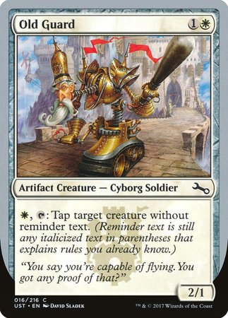 Old Guard [Unstable] | Jomio and Rueliete's Cards and Comics