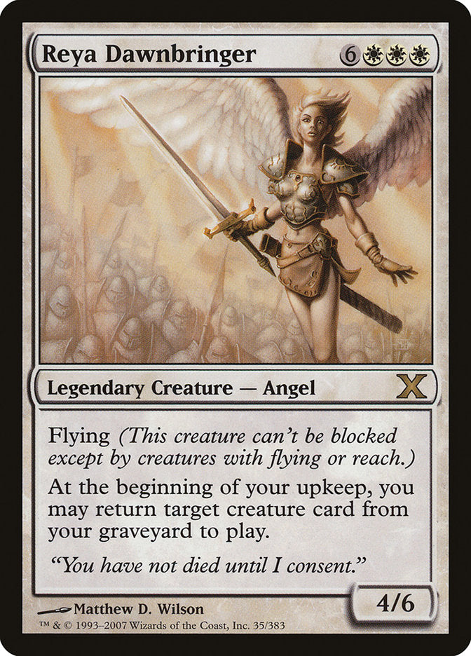 Reya Dawnbringer [Tenth Edition] | Jomio and Rueliete's Cards and Comics