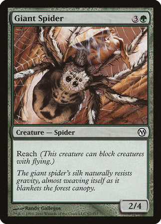 Giant Spider [Duels of the Planeswalkers] | Jomio and Rueliete's Cards and Comics