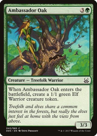 Ambassador Oak [Duel Decks: Mind vs. Might] | Jomio and Rueliete's Cards and Comics