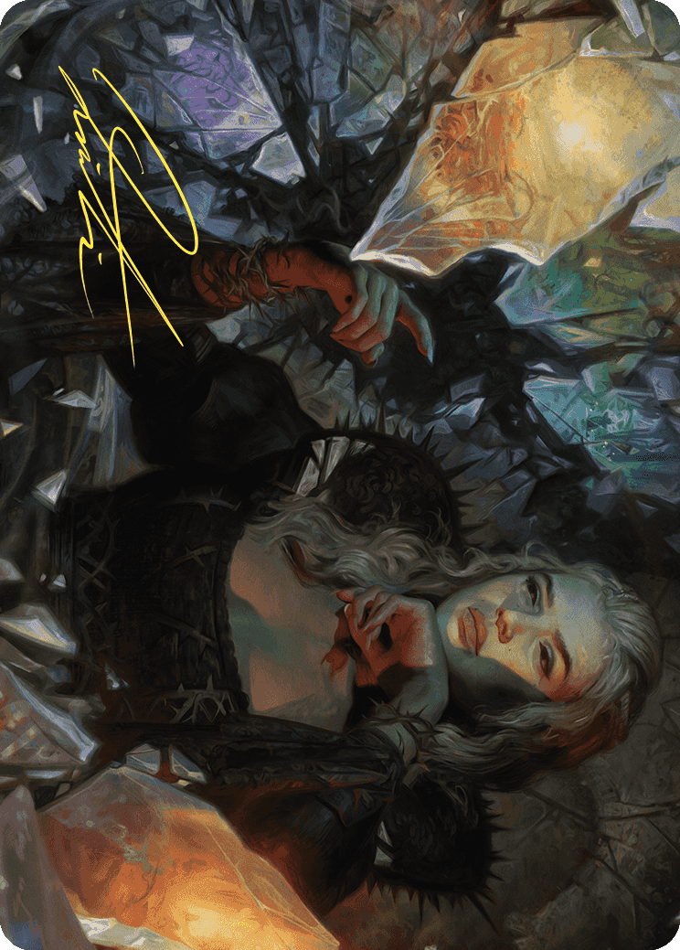 Prophetic Prism Art Card (Gold-Stamped Signature) [Wilds of Eldraine Art Series] | Jomio and Rueliete's Cards and Comics