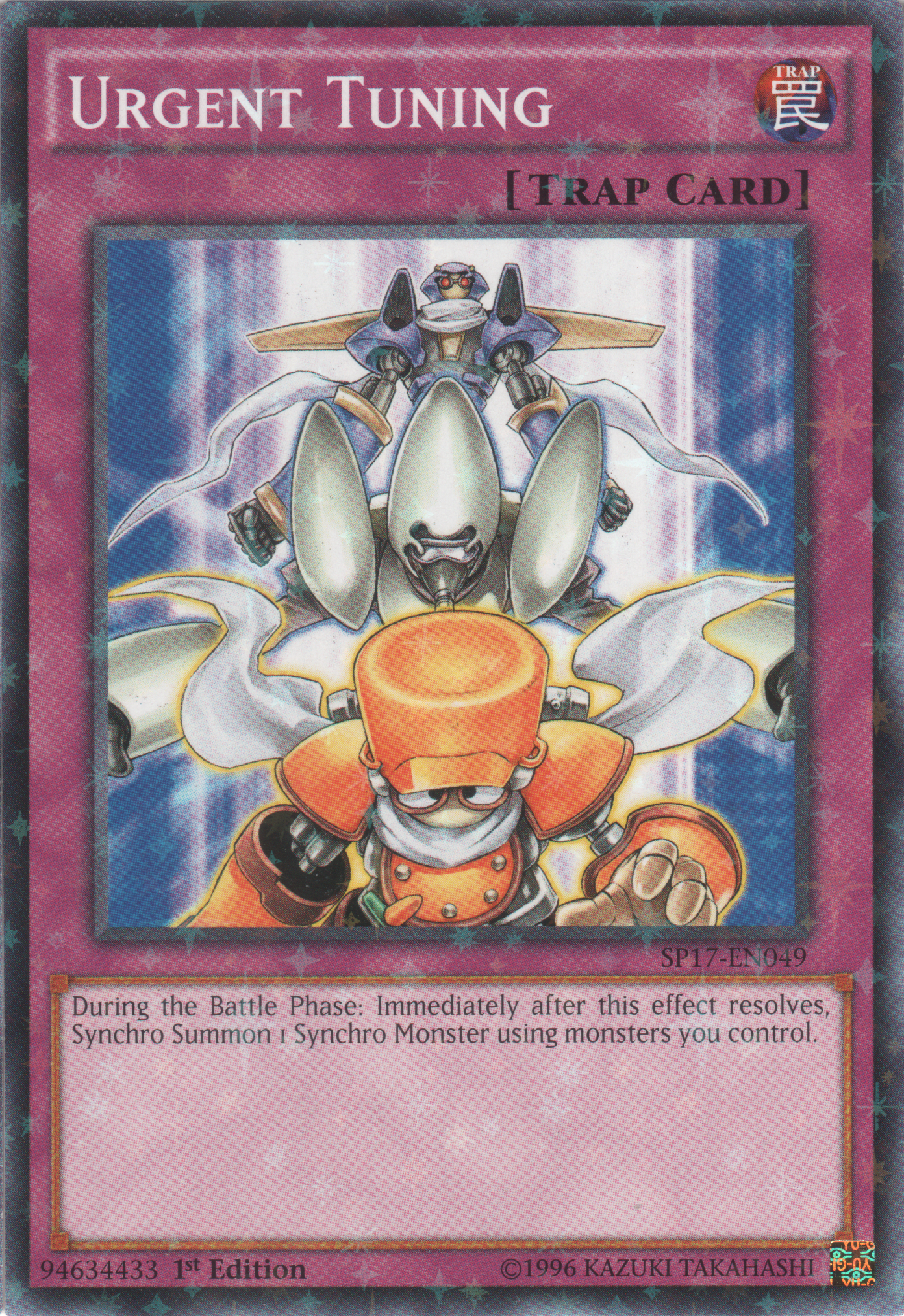 Urgent Tuning (Starfoil) [SP17-EN049] Starfoil Rare | Jomio and Rueliete's Cards and Comics