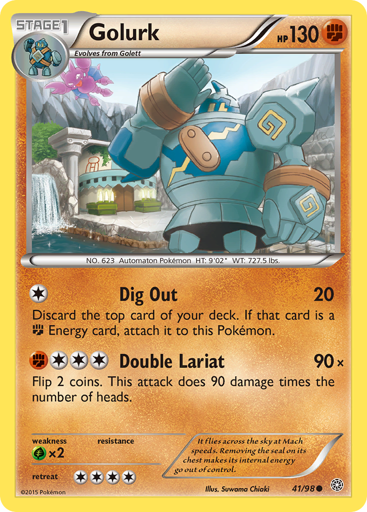 Golurk (41/98) [XY: Ancient Origins] | Jomio and Rueliete's Cards and Comics