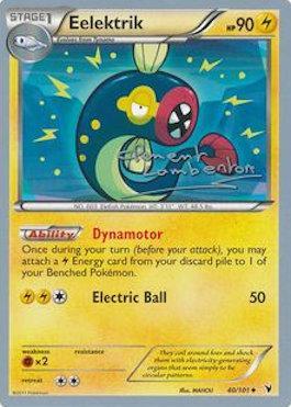 Eelektrik (40/101) (Anguille Sous Roche - Clement Lamberton) [World Championships 2013] | Jomio and Rueliete's Cards and Comics