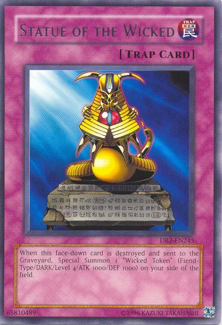Statue of the Wicked [DB2-EN243] Rare | Jomio and Rueliete's Cards and Comics