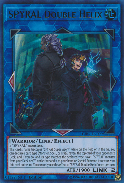 SPYRAL Double Helix [CIBR-EN099] Ultra Rare | Jomio and Rueliete's Cards and Comics