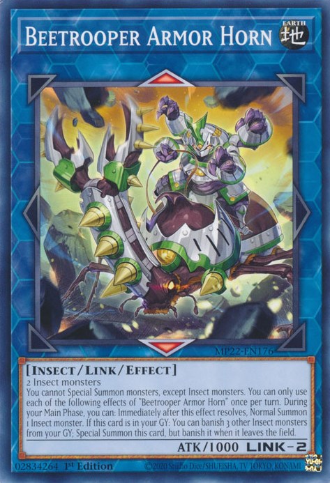 Beetrooper Armor Horn [MP22-EN176] Common | Jomio and Rueliete's Cards and Comics