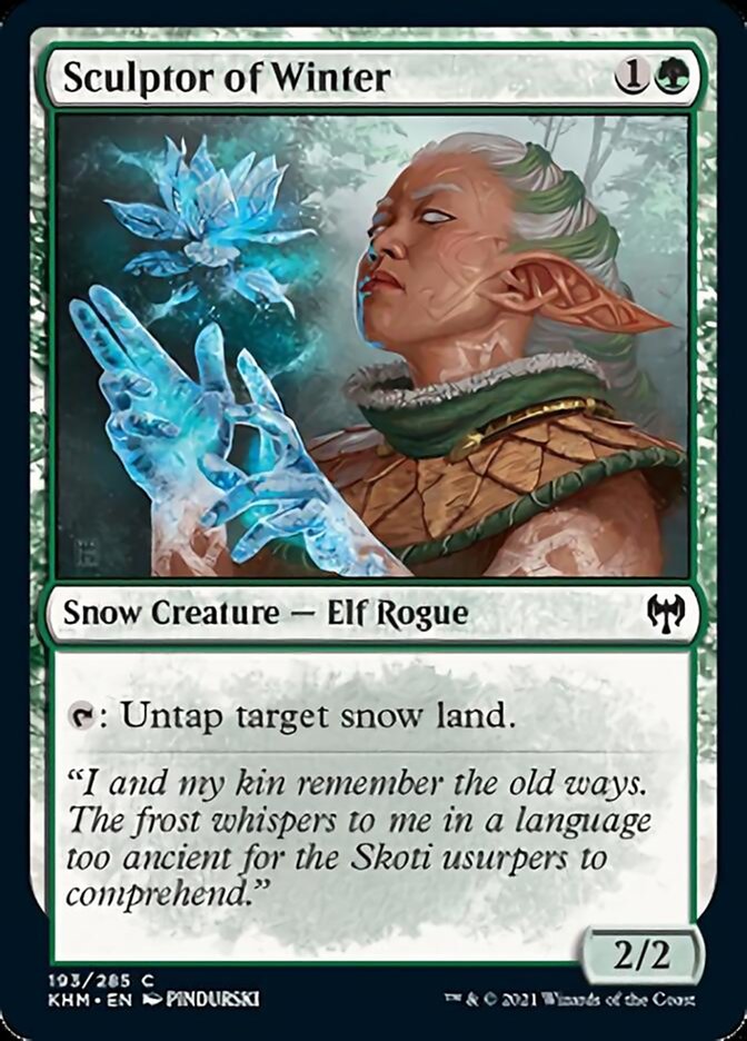 Sculptor of Winter [Kaldheim] | Jomio and Rueliete's Cards and Comics