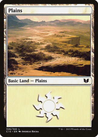 Plains (326) [Commander 2015] | Jomio and Rueliete's Cards and Comics