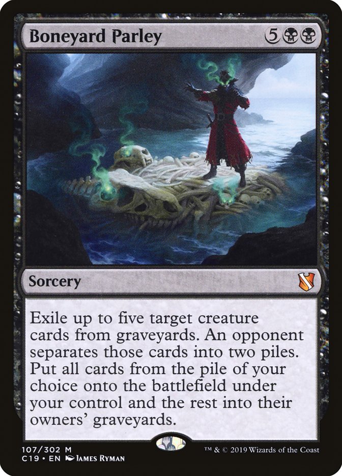 Boneyard Parley [Commander 2019] | Jomio and Rueliete's Cards and Comics