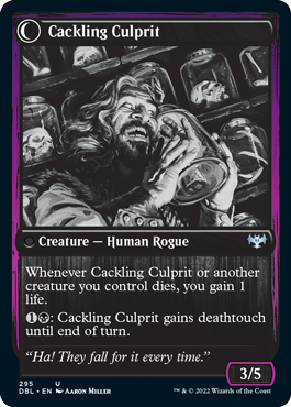 Panicked Bystander // Cackling Culprit [Innistrad: Double Feature] | Jomio and Rueliete's Cards and Comics
