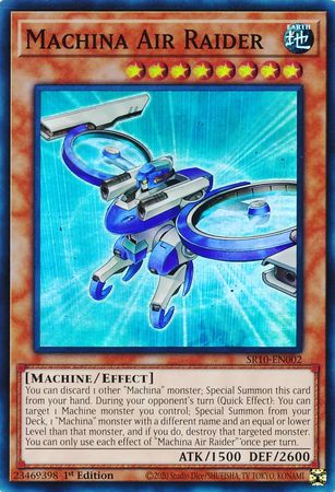 Machina Air Raider [SR10-EN002] Super Rare | Jomio and Rueliete's Cards and Comics