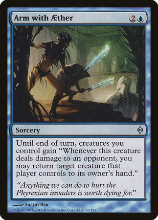 Arm with Aether [New Phyrexia] | Jomio and Rueliete's Cards and Comics