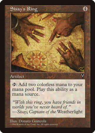 Sisay's Ring [Visions] | Jomio and Rueliete's Cards and Comics
