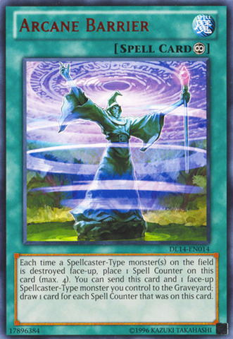 Arcane Barrier (Red) [DL14-EN014] Rare | Jomio and Rueliete's Cards and Comics