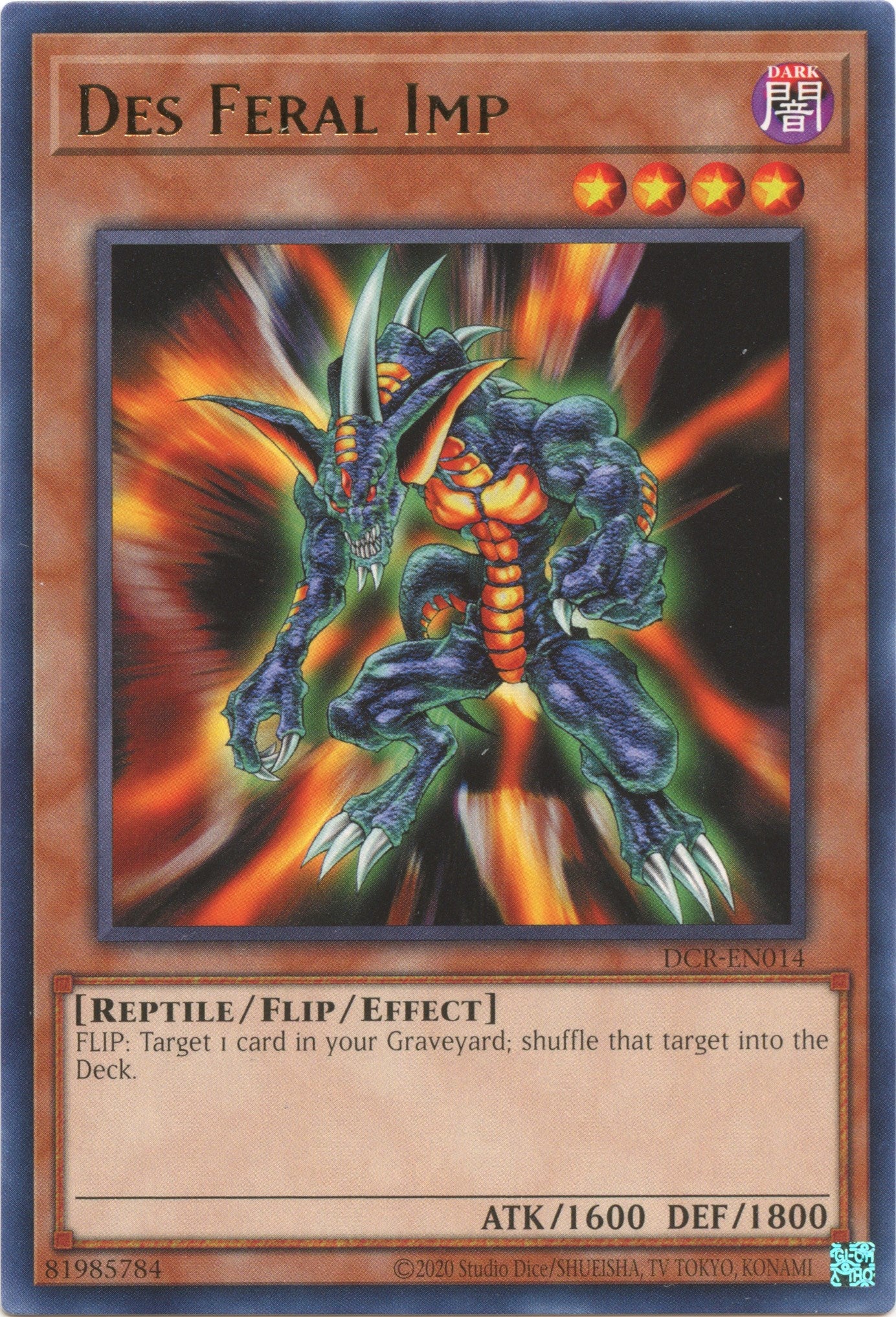 Des Feral Imp (25th Anniversary) [DCR-EN014] Rare | Jomio and Rueliete's Cards and Comics