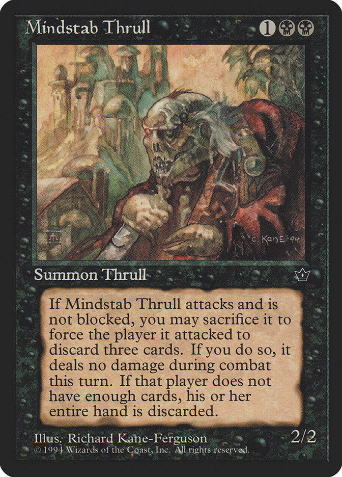 Mindstab Thrull (Richard Kane Ferguson) [Fallen Empires] | Jomio and Rueliete's Cards and Comics