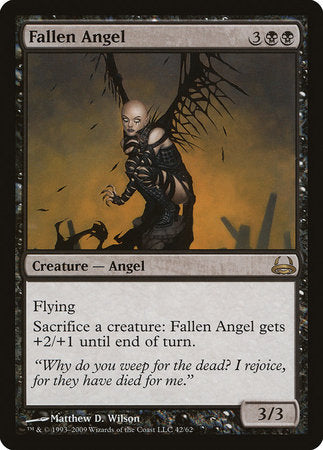 Fallen Angel [Duel Decks: Divine vs. Demonic] | Jomio and Rueliete's Cards and Comics