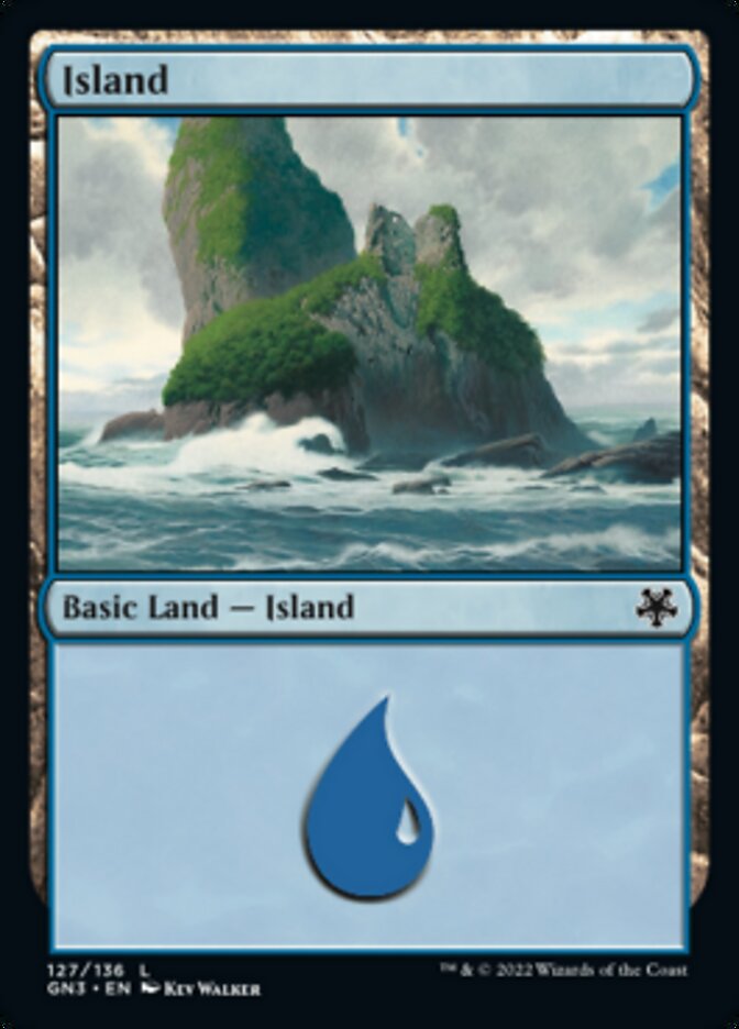 Island (127) [Game Night: Free-for-All] | Jomio and Rueliete's Cards and Comics