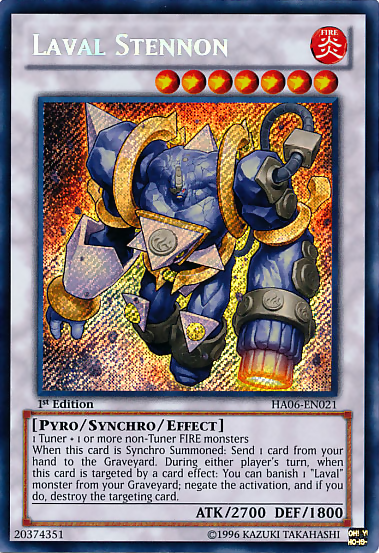 Laval Stennon [HA06-EN021] Secret Rare | Jomio and Rueliete's Cards and Comics