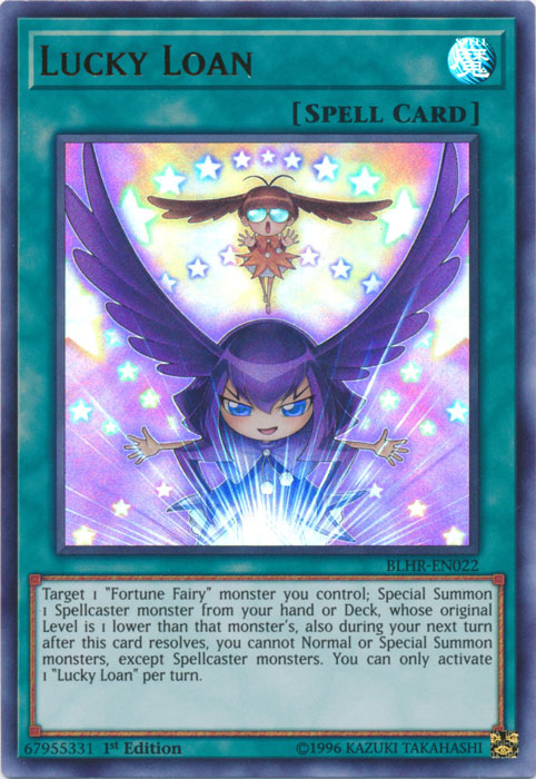 Lucky Loan [BLHR-EN022] Ultra Rare | Jomio and Rueliete's Cards and Comics