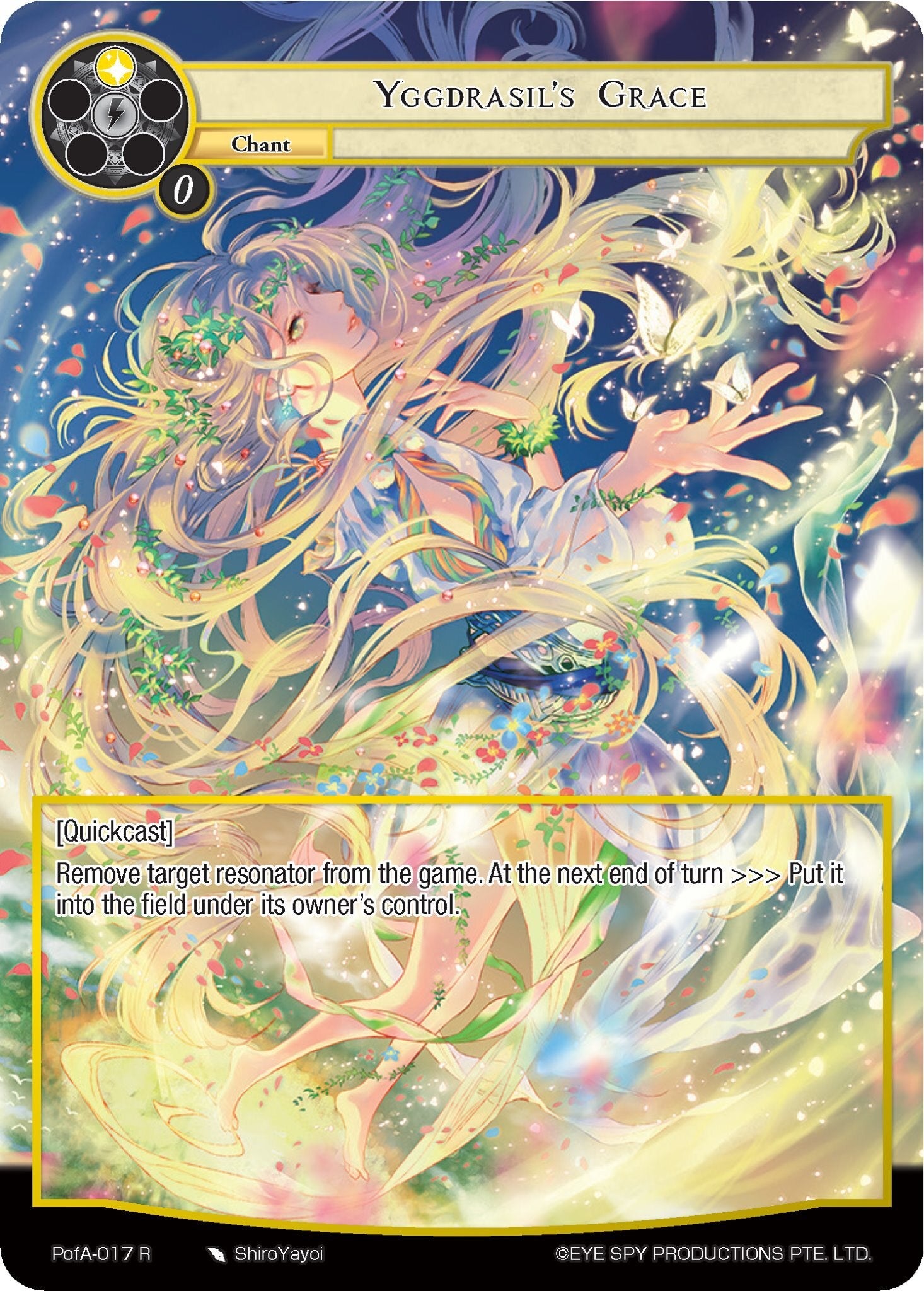 Yggdrasil's Grace (Full Art) (PofA-017) [Alice Origin IV: Prologue of Attoractia] | Jomio and Rueliete's Cards and Comics