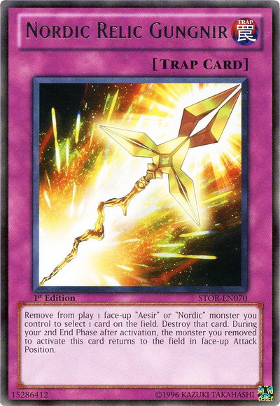 Nordic Relic Gungnir [STOR-EN070] Rare | Jomio and Rueliete's Cards and Comics