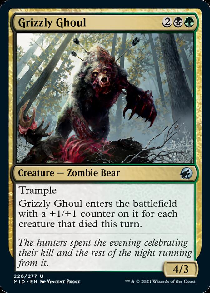 Grizzly Ghoul [Innistrad: Midnight Hunt] | Jomio and Rueliete's Cards and Comics