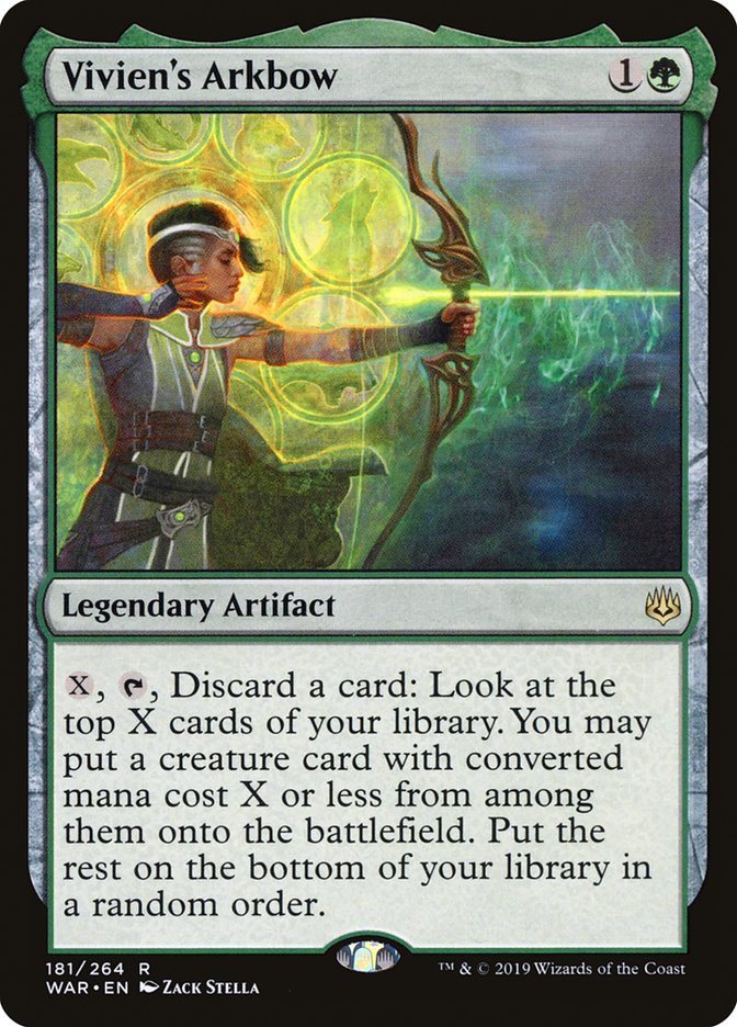 Vivien's Arkbow [War of the Spark] | Jomio and Rueliete's Cards and Comics