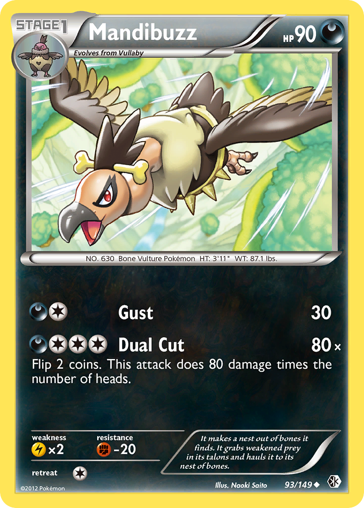 Mandibuzz (93/149) [Black & White: Boundaries Crossed] | Jomio and Rueliete's Cards and Comics