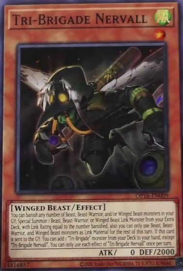 Tri-Brigade Nervall [OP16-EN009] Super Rare | Jomio and Rueliete's Cards and Comics