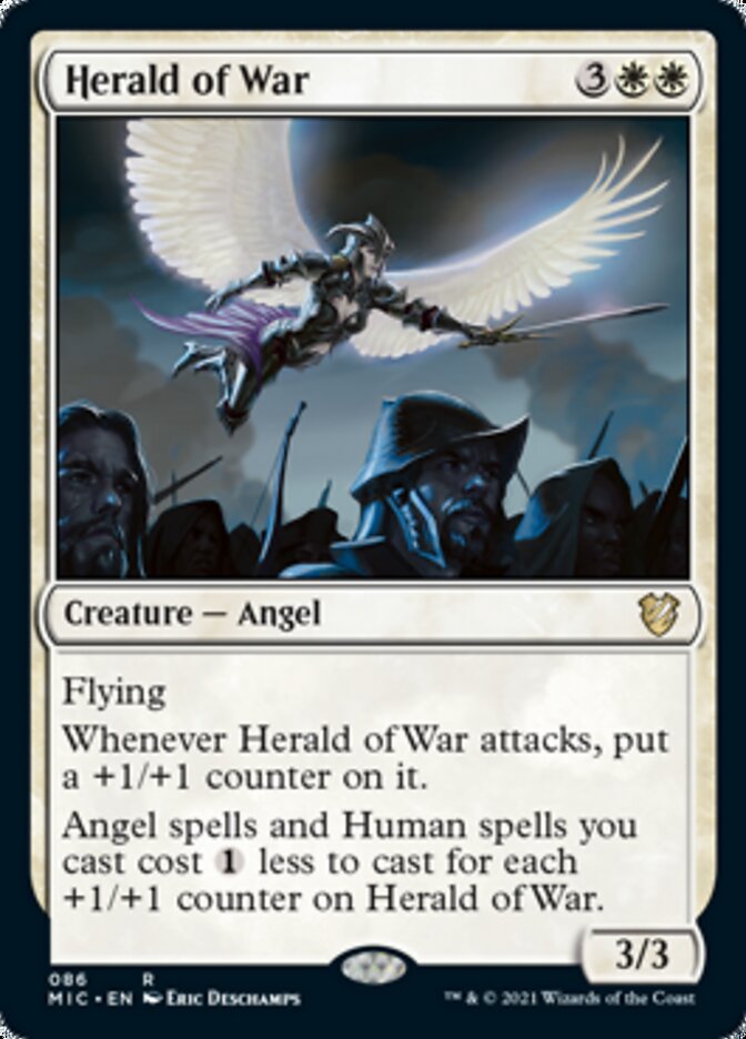 Herald of War [Innistrad: Midnight Hunt Commander] | Jomio and Rueliete's Cards and Comics