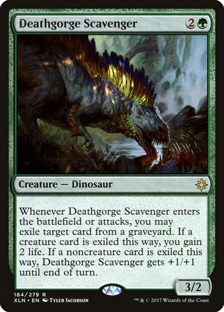 Deathgorge Scavenger [Ixalan] | Jomio and Rueliete's Cards and Comics