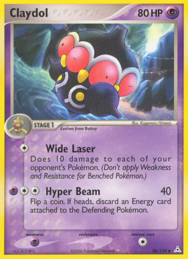 Claydol (38/110) [EX: Holon Phantoms] | Jomio and Rueliete's Cards and Comics