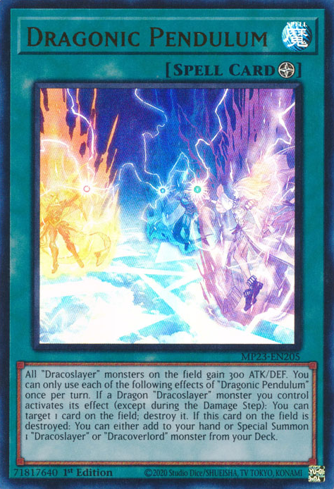 Dragonic Pendulum [MP23-EN205] Ultra Rare | Jomio and Rueliete's Cards and Comics
