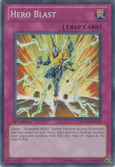 Hero Blast [RYMP-EN032] Super Rare | Jomio and Rueliete's Cards and Comics