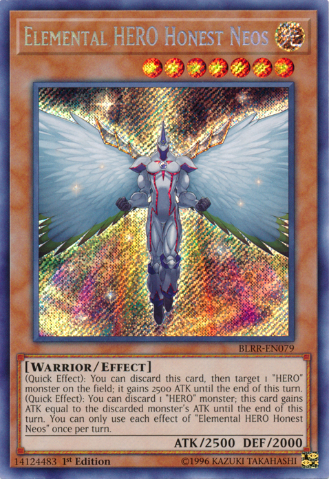 Elemental HERO Honest Neos [BLRR-EN079] Secret Rare | Jomio and Rueliete's Cards and Comics