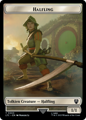 Halfling // Treasure Token [The Lord of the Rings: Tales of Middle-Earth Commander Tokens] | Jomio and Rueliete's Cards and Comics