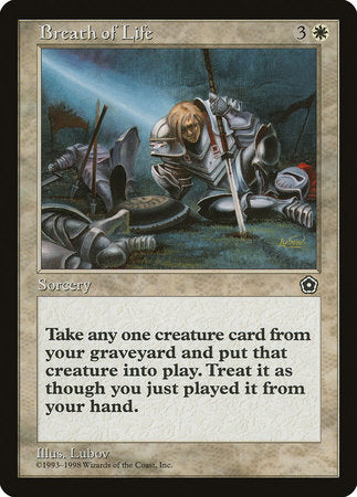 Breath of Life [Portal Second Age] | Jomio and Rueliete's Cards and Comics
