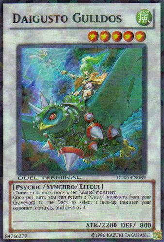 Daigusto Gulldos [DT05-EN089] Super Rare | Jomio and Rueliete's Cards and Comics