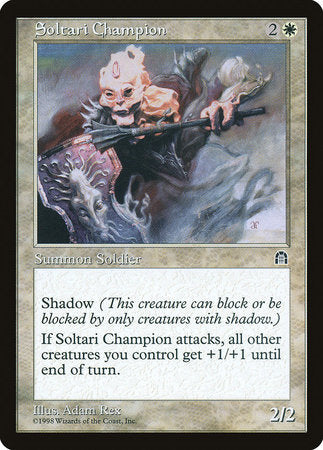 Soltari Champion [Stronghold] | Jomio and Rueliete's Cards and Comics