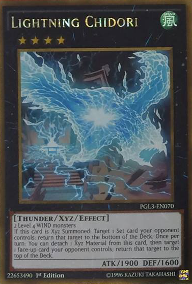 Lightning Chidori [PGL3-EN070] Gold Rare | Jomio and Rueliete's Cards and Comics